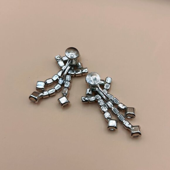 Vintage Avon Silver Tone Rhinestone Tennis Bracelet – Floral Vine Design, Signed - Picture 8 of 8